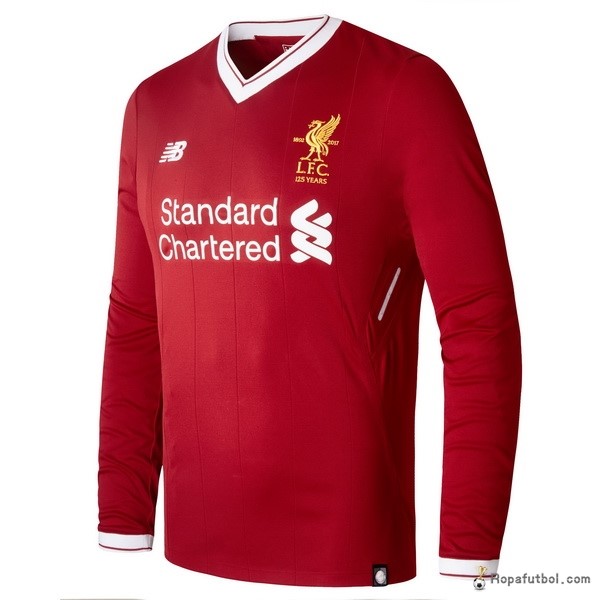 Camiseta liverpool Replica Primera Ropa ML 2017/18